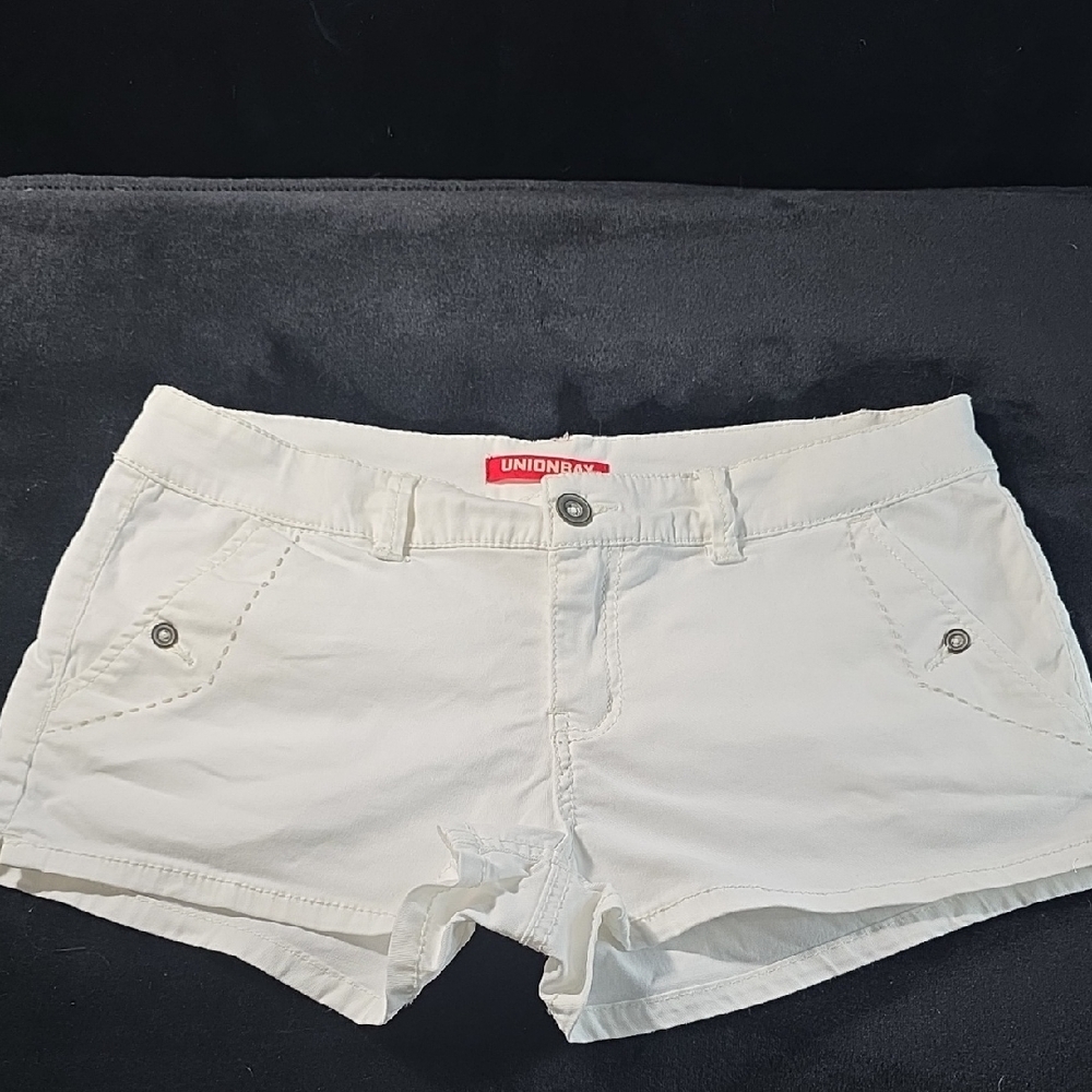 UNIONBAY Women's White Jean Shorts